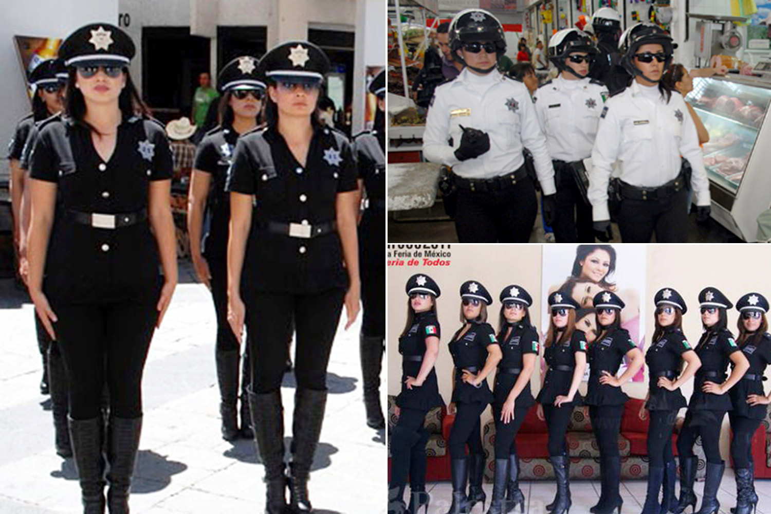 ژست پلیس های زن در کشورهای مختلف را ببینید!