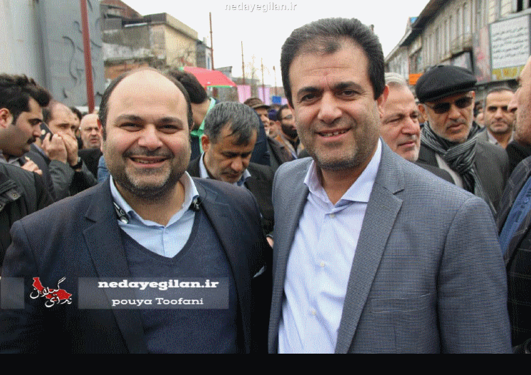 گزارش تصویری حضور چهره های سرشناس در راهپیمایی 22 بهمن رشت