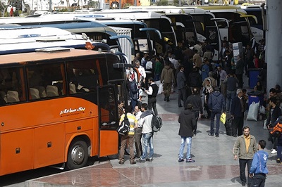 40 دستگاه اتوبوس برای بازگشت زائرین گیلانی اربعین راهی مرزها شدند