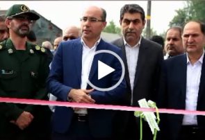 فیلم افتتاح پروژه های بخش مرکزی شهرستان رشت،همزمان با هفته دولت