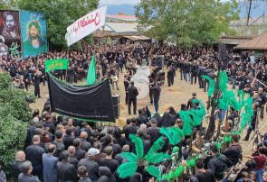 فیلم مراسم روز عاشورای حسینی در لنگرود
