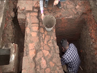 قطورترین دیوار تاریخی از دوره صفویه در رشت کشف شد