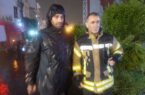 سقوط ۷ اصله درخت و ۲ تابلوی تبلیغاتی در شب بارانی رشت