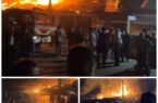 آتش‌سوزی هفت باب مغازه در روستای چورکوچان آستانه‌اشرفیه/حریق در کمتر از ۳۰ دقیقه مهار شد