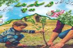 پویش درختکاری در سایه پدر در گیلان