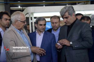 گزارش تصویری افتتاح کارخانه صنایع روشنایی خزرشید در رشت