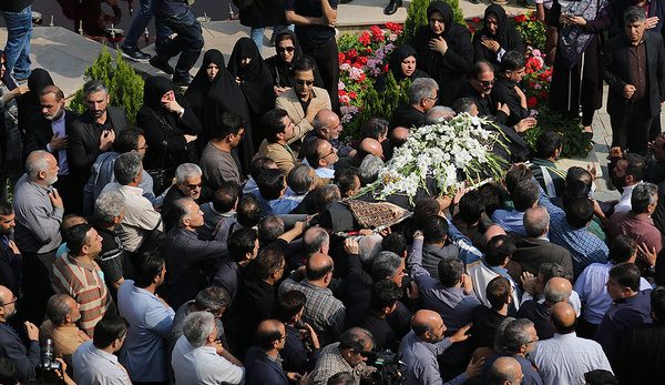 بهرام شفیع  از مقابل مسجد بلال سازمان صداوسیما تشییع شد