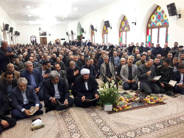 حضور معاون رئیس جمهوری و استاندار گیلان در مراسم ختم مدیرکل اسبق کمیته امداد