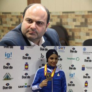 پیام تبریک رضا رسولی به مناسبت کسب مدال برنز توسط بانوی قهرمان گیلانی در مسابقات جهانی اسپانیا