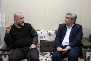دیدار استاندار گیلان با جانباز سرافراز عملیات کربلای ۵ و۴
