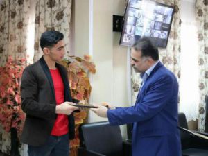 تجلیل فرماندار ماسال از قهرمانان ماسالی بوکس کشور