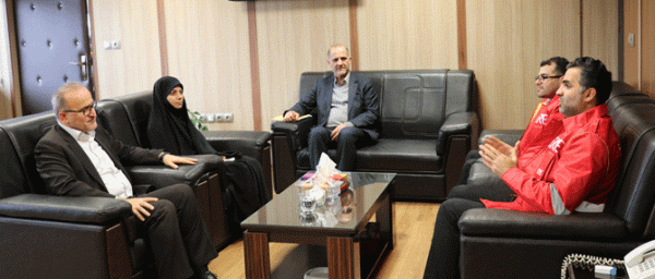 دیدار مسئولین سازمان آتش نشانی رشت با مدیرعامل آبفای گیلان