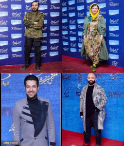 پوشش عجیب بازیگران در جشنواره فجر و واکنش کاربران فضای مجازی/خانم بازیگر با چکمه کشاورزی به فرش قرمز آمد!