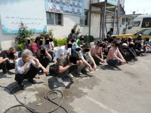 جمع آوری 234 معتاد متجاهر در رشت