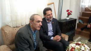جشن تولد اسماعیل راستی از پیشکسوتان مطبوعات گیلان برگزار شد