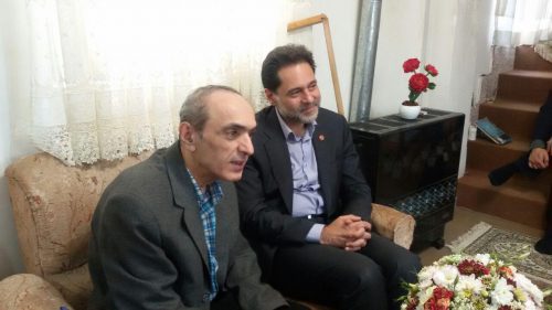 جشن تولد اسماعیل راستی از پیشکسوتان مطبوعات گیلان برگزار شد