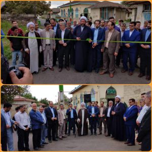 افتتاح پروژه اجرای طرح هادی روستای تاریخی لولمان شهرستان فومن
