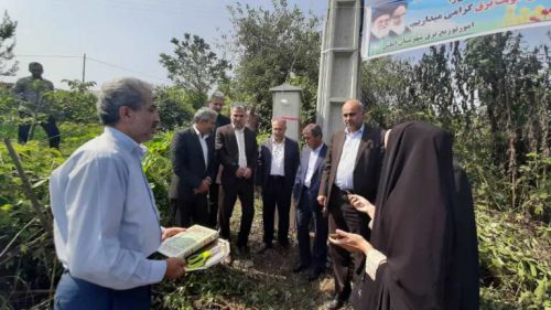 بهره برداری از پروژه های شهرستان املش  همزمان با هفته دولت