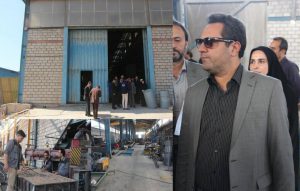 لاکچری بازی های آقای فرماندار در بین کارگران + عکس