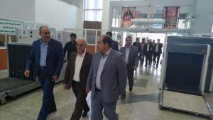 بازدید معاون هماهنگی امور عمرانی استانداری گیلان از پایانه مرزی مهران