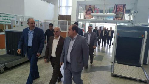 بازدید معاون هماهنگی امور عمرانی استانداری گیلان از پایانه مرزی مهران