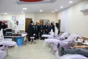 بازدید شهردار رشت از سازمان انتقال خون استان گیلان