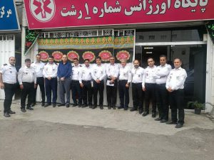 اعزام تکنسین های اورژانس ۱۱۵ گیلان به مرز مهران