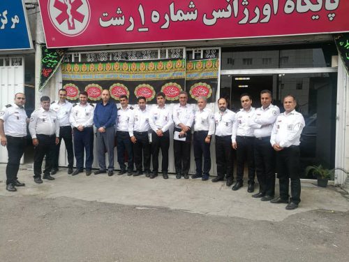 اعزام تکنسین های اورژانس ۱۱۵ گیلان به مرز مهران