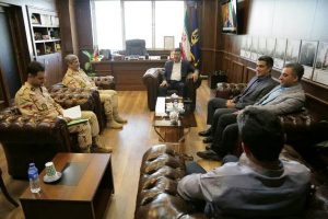 دیدار شهردار رشت با فرمانده مرزبانی استان گیلان
