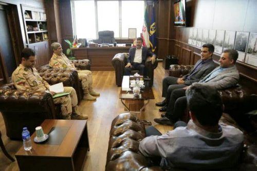 دیدار شهردار رشت با فرمانده مرزبانی استان گیلان