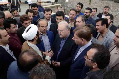 گزارش تصویری حضور وزیر بهداشت ،درمان و آموزش پزشکی در گیلان