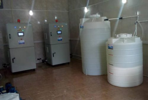 استفاده از دستگاه الکترولیز نمک طعام بکو برای گندزدایی در تصفیه خانه بهارستان آستارا