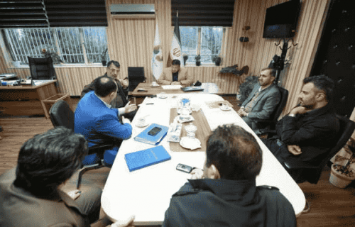 برگزاری جلسه بررسی مکانیزم شیوه های تصفیه شیرابه زباله در شرکت کود آلی گیلان