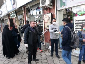 عدم برگزاری مراسم اعتکاف و توزیع ماسک رایگان در شهرستان فومن