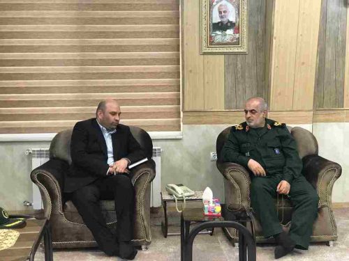 دیدار مدیرکل میراث‌فرهنگی، گردشگری و صنایع دستی گیلان با فرمانده سپاه قدس گیلان
