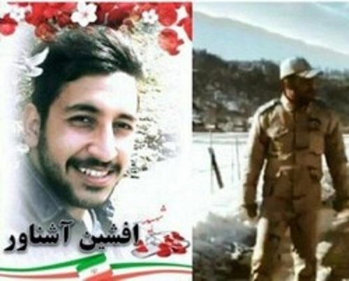 تشییع پیکر سرباز شهید «افشین آشناور» در فومن