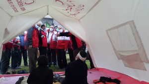 برگزاری مانور لحظه ای(ساعت صفر) مقابله با بحران سیل و آبگرفتگی در روستای کماکل