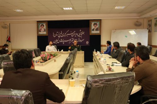 گزارش تصویری نشست سردار عبدالله پور فرمانده سپاه قدس گیلان با مدیران رسانه های تاثیرگذار