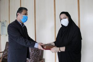 تجلیل از خبرنگار پایگاه خبری تحلیلی ندای گیلان