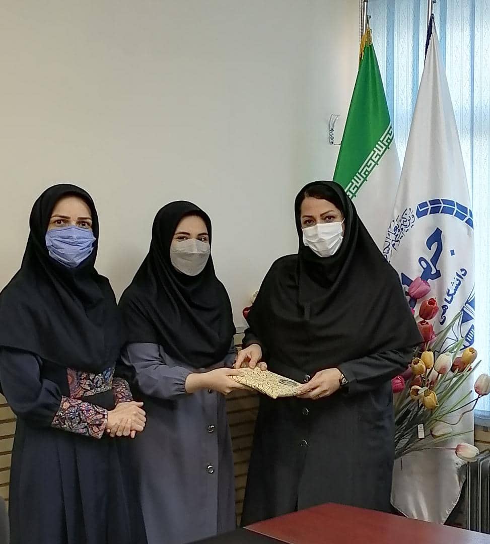 تقدیر سازمان دانشجویی جهاد دانشگاهی استان گیلان  از نوشین میربلوک