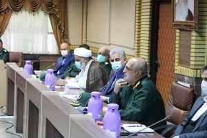 دیدار استاندار گیلان با فرمانده سپاه قدس گیلان و جمعی دیگر از پاسداران