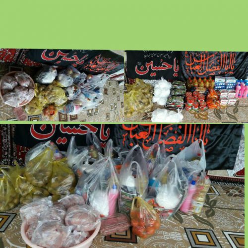 تهیه و توزیع بسته معیشتی و لوازم تحریر در بین نیازمندان
