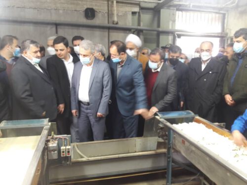 بازدید وزیر صنعت، معدن و تجارت از صنایع ابریشم گیلان، صبح جمعه ۸ بهمن ۱۴۰۰