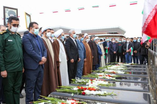 ادای احترام استاندار گیلان به مقام شامخ شهدای والامقام انقلاب