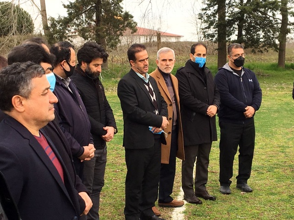 حضور مدیرکل ورزش و جوانان گیلان در تمرینات تیم ملوان بندر انزلی