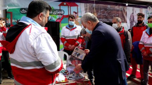 استاندار گیلان از خدمات امدادی و بشردوستانه به مسافران نوروزی رشت بازدید کرد