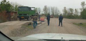 تعطیلی کارگاه غیر مجاز شن و ماسه در رشت