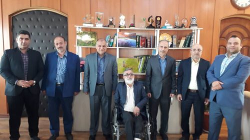 دیدار مدیرکل بنیاد شهید و امور ایثارگران با مدیرکل حفاظت محیط زیست استان گیلان