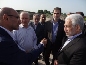 بازدید از سد لاستیکی فخرآباد رشت