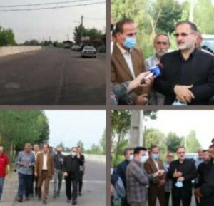 بازدید سرپرست فرمانداری شفت از پروژه تعریض محور ملاسرا_ شفت و زنجان